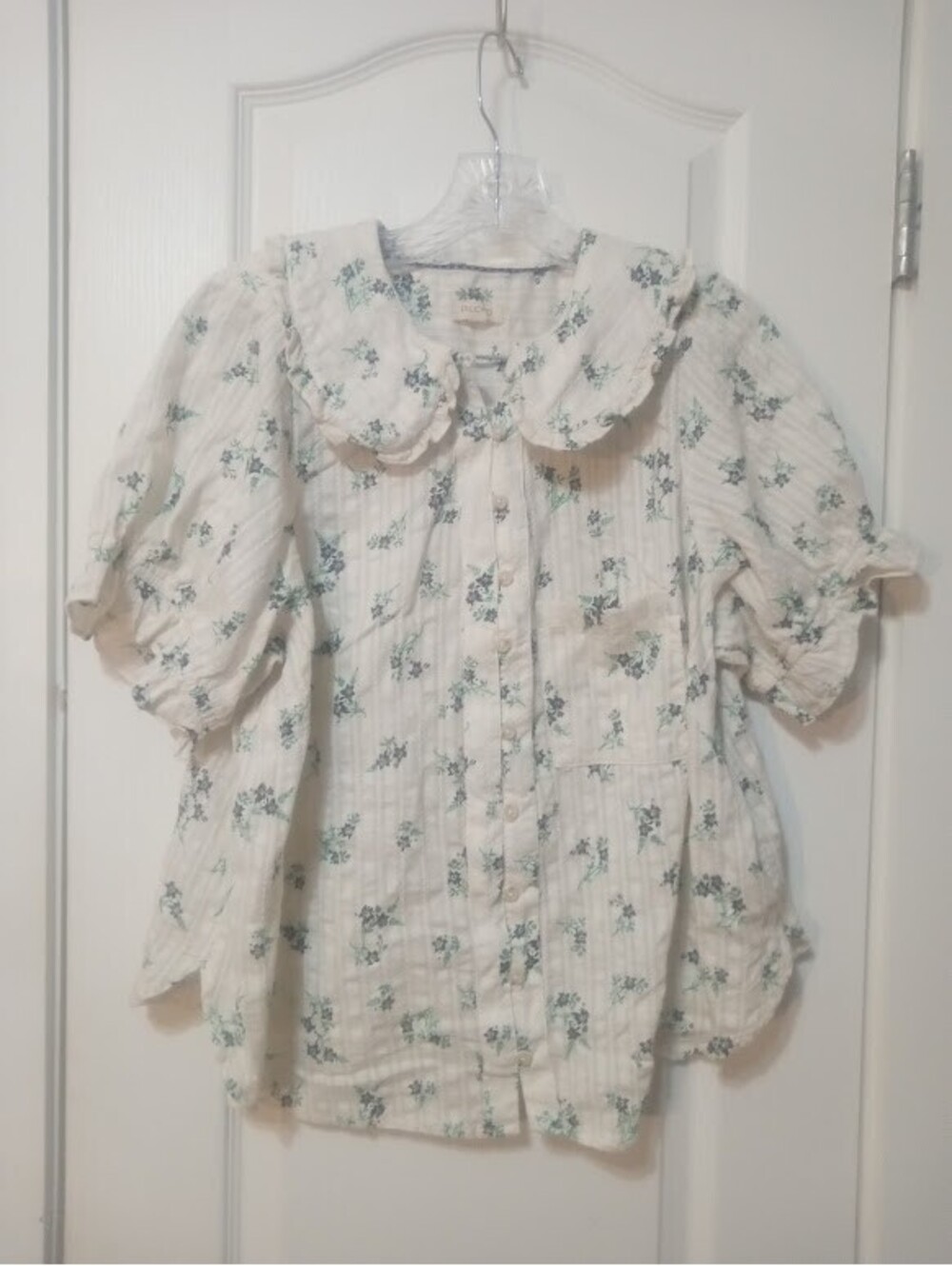 Anthropologie Pilcro Vintage Floral Blouse | Size Large